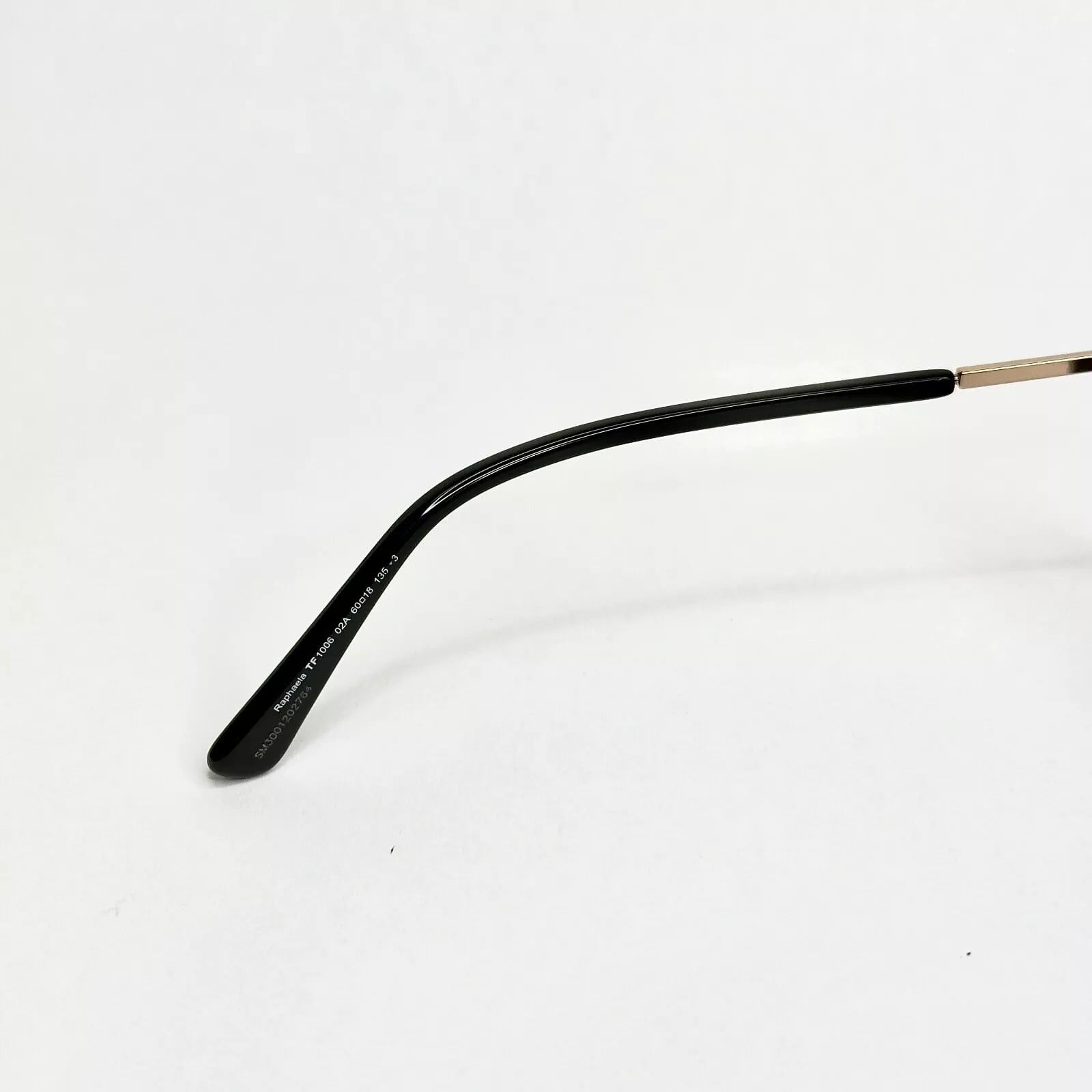 Tom Ford TOM FORD RAPHAELA TF1006 02A Gold Black Sunglasses 1006 Size ONE SIZE - 2 Thumbnail