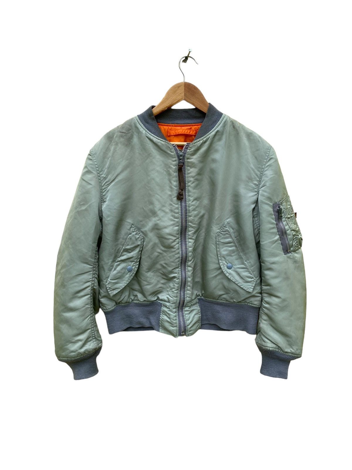 Alpha Industries Vintage ma-1 Alpha industries bomber jacket Size US M / EU 48-50 / 2 - 2 Thumbnail