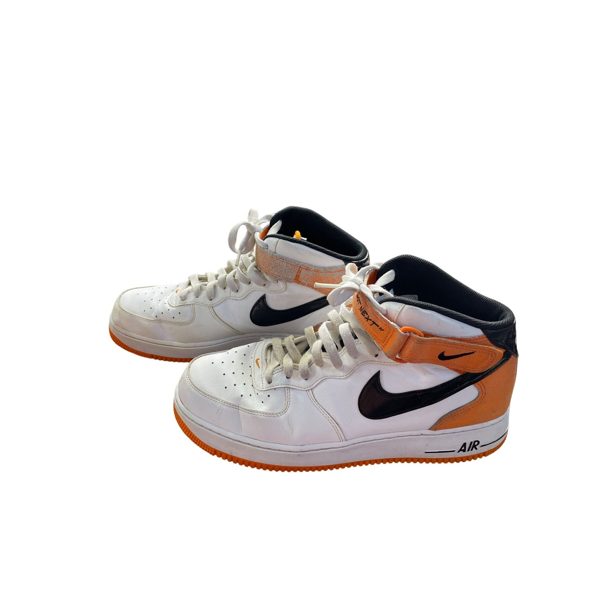 Nike Nike Air Force 1 Mid "I Got Next" Mens white orange Sneakers Size US 12 / EU 45 - 3 Thumbnail