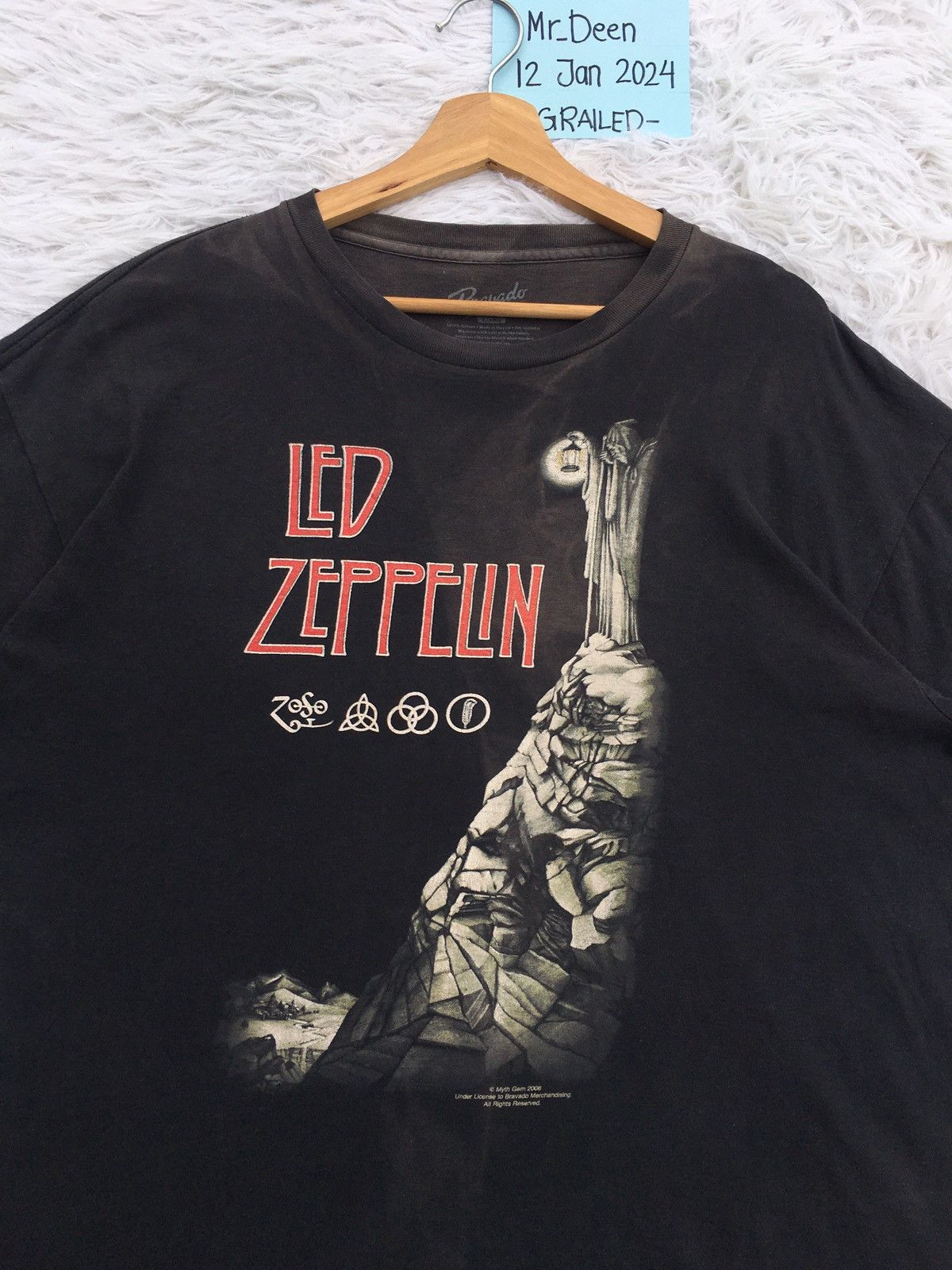 Band Tees Rare Vintage Led Zeppelin Tshirt Size US XL / EU 56 / 4 - 6 Thumbnail