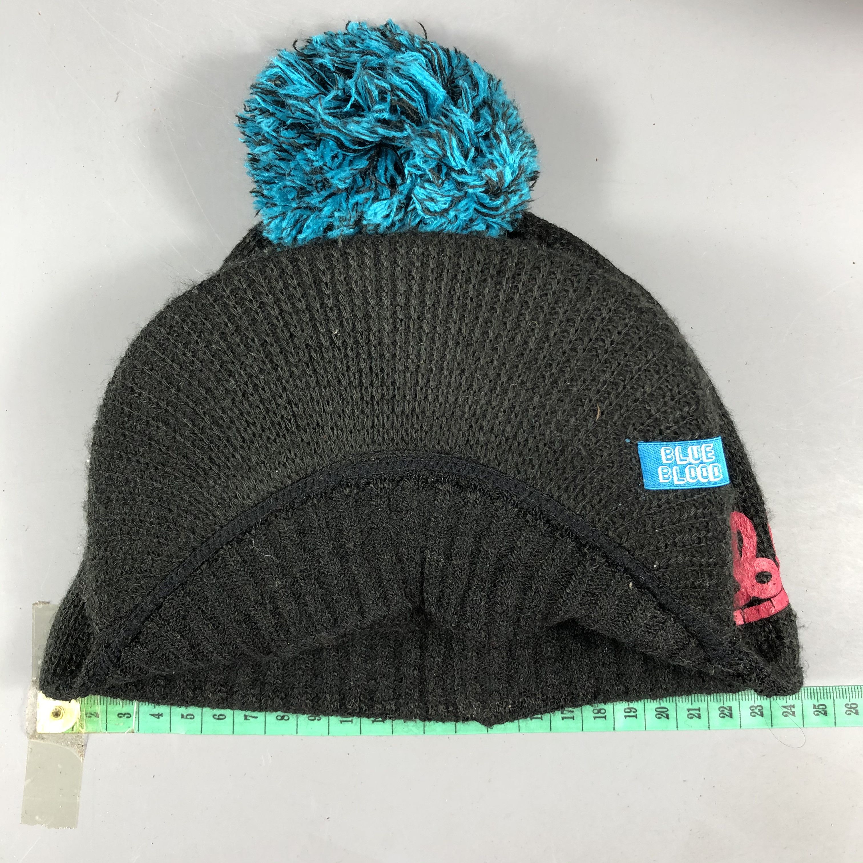 Japanese Brand Japanese Blue Blood Beanie Hat Size ONE SIZE - 3 Thumbnail