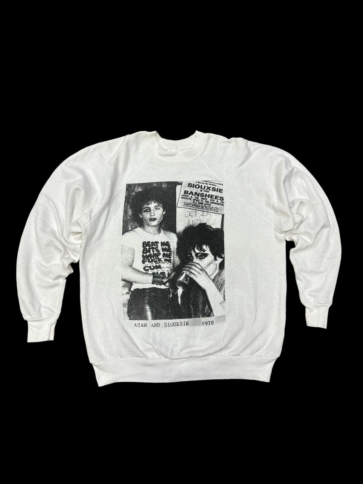Band Tees VINTAGE 1980s ADAM AND THE ANTS AND SIOUXSIE SWEATSHIRT Size US L / EU 52-54 / 3 - 1 Thumbnail