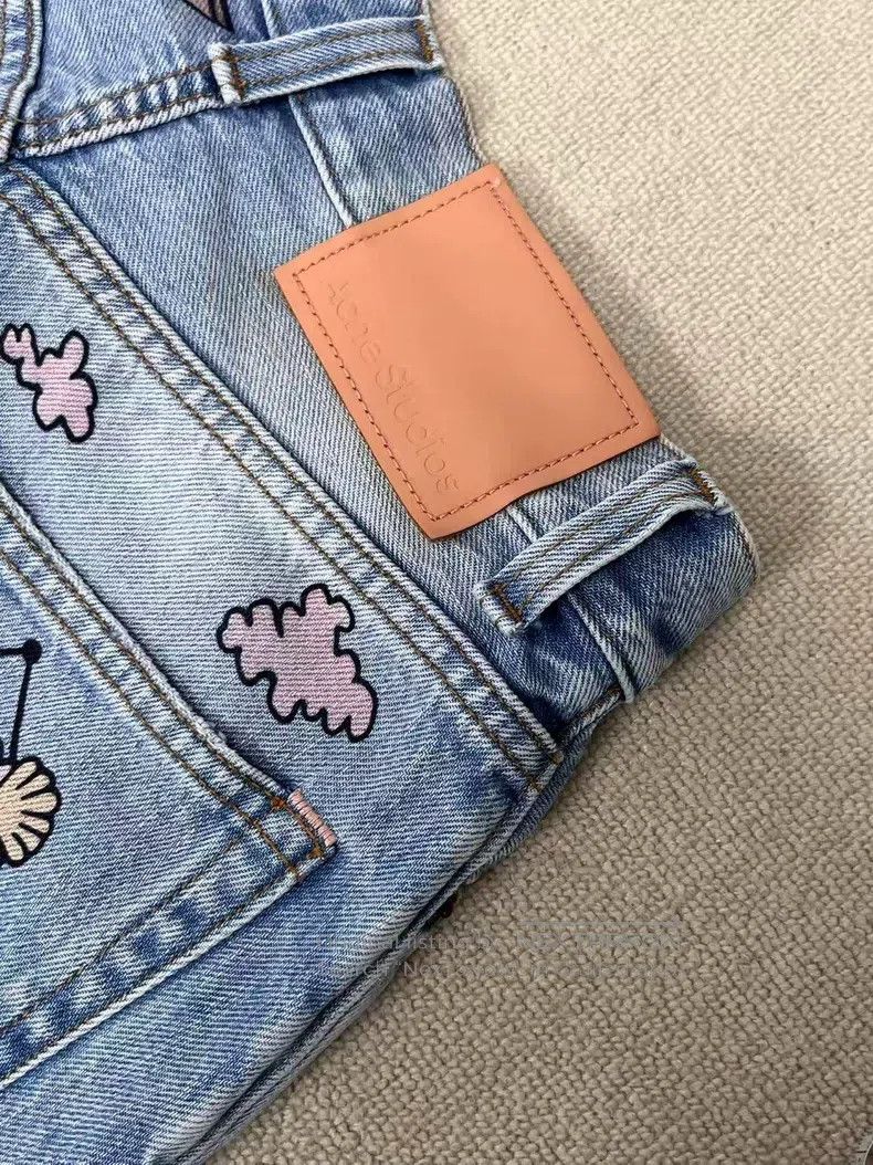 Acne Studios Acne Studios x Moomin collaboration mid-rise ripped print Size 30" / US 8 / IT 44 - 3 Thumbnail