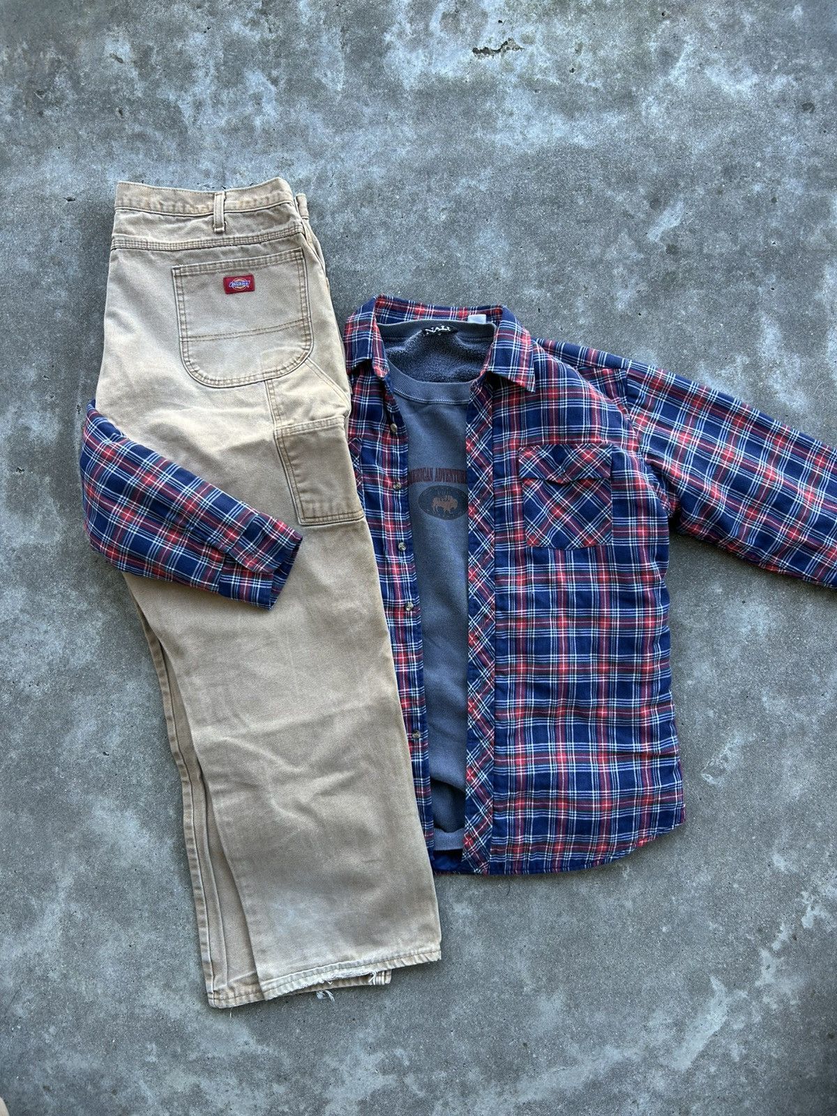 Flannel × Vintage Vintage Quilt Lined Flannel Shell Size US L / EU 52-54 / 3 - 5 Thumbnail