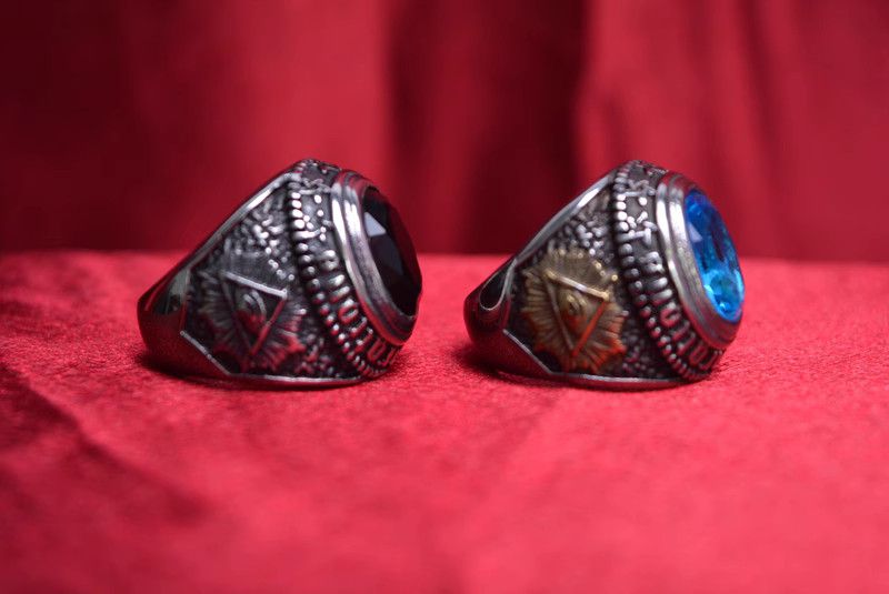 Jewelry Illuminati Jewelry Rings Open Size Chrome Ring (Size 7-13) Size ONE SIZE - 3 Thumbnail