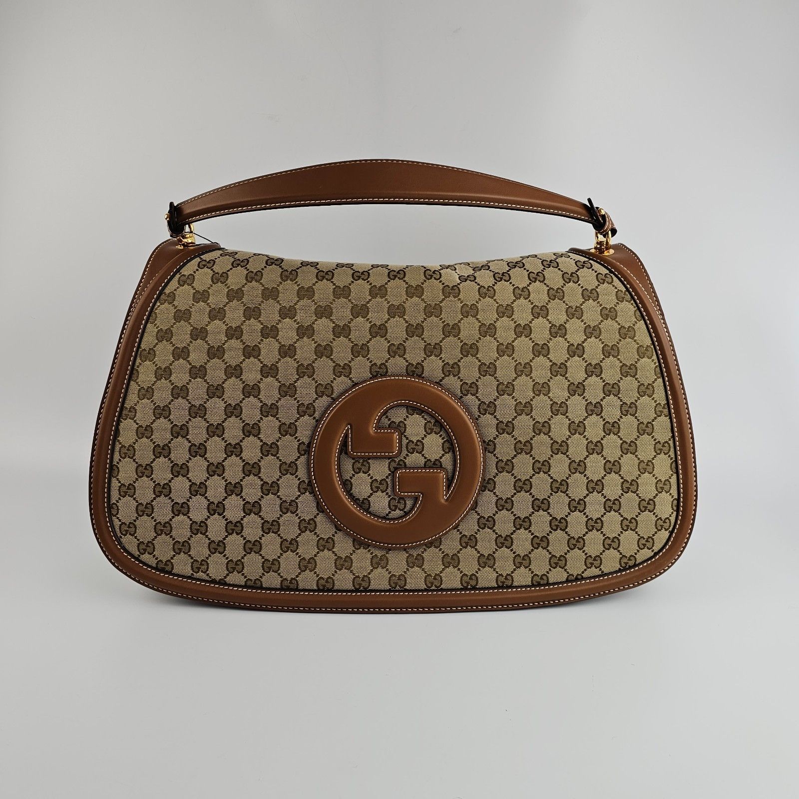 Gucci GUCCI Blondie Maxi Beige/Dark Brown Top Handle Bag Size ONE SIZE - 5 Thumbnail