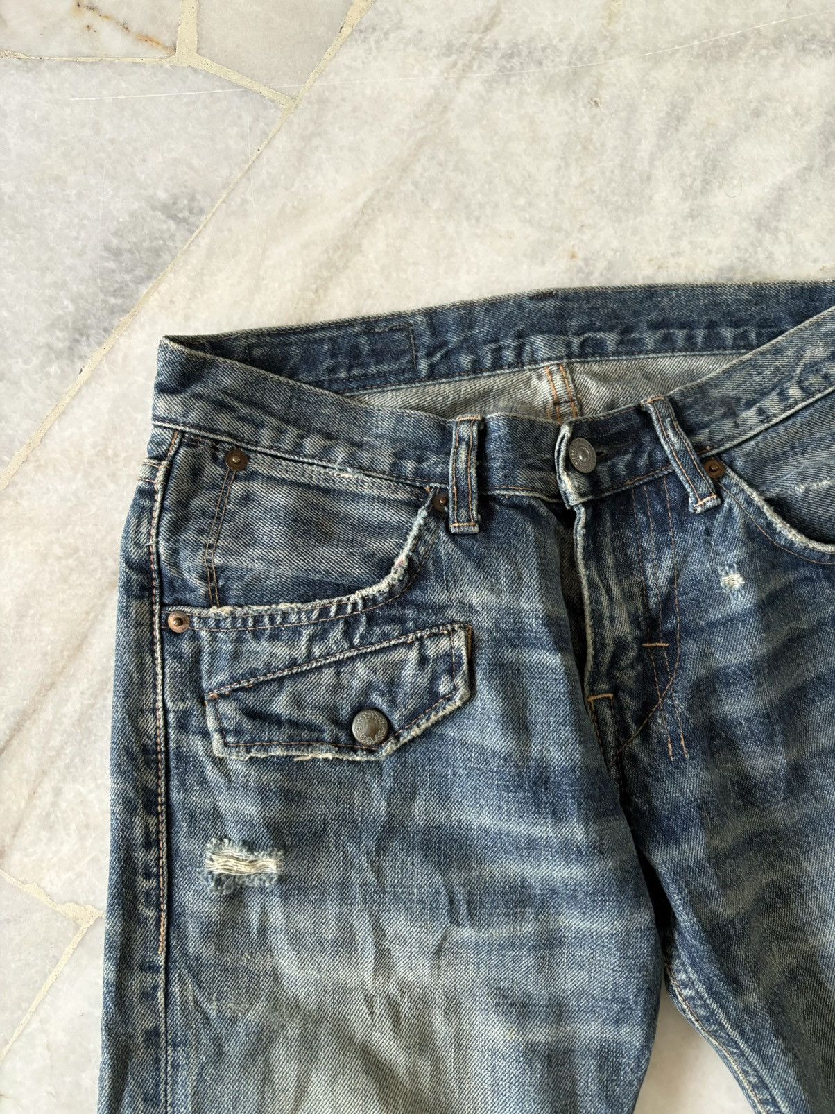 Designer × Japanese Brand × Vintage 90s RNA Bondage Jeans Size US 28 / EU 44 - 5 Thumbnail