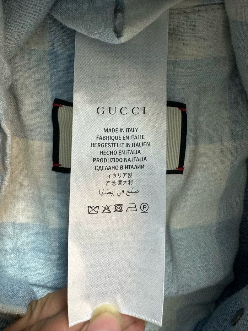 Gucci Blue Floral Embroidered Denim Jacket-2506 Size US M / EU 48-50 / 2 - 5 Thumbnail