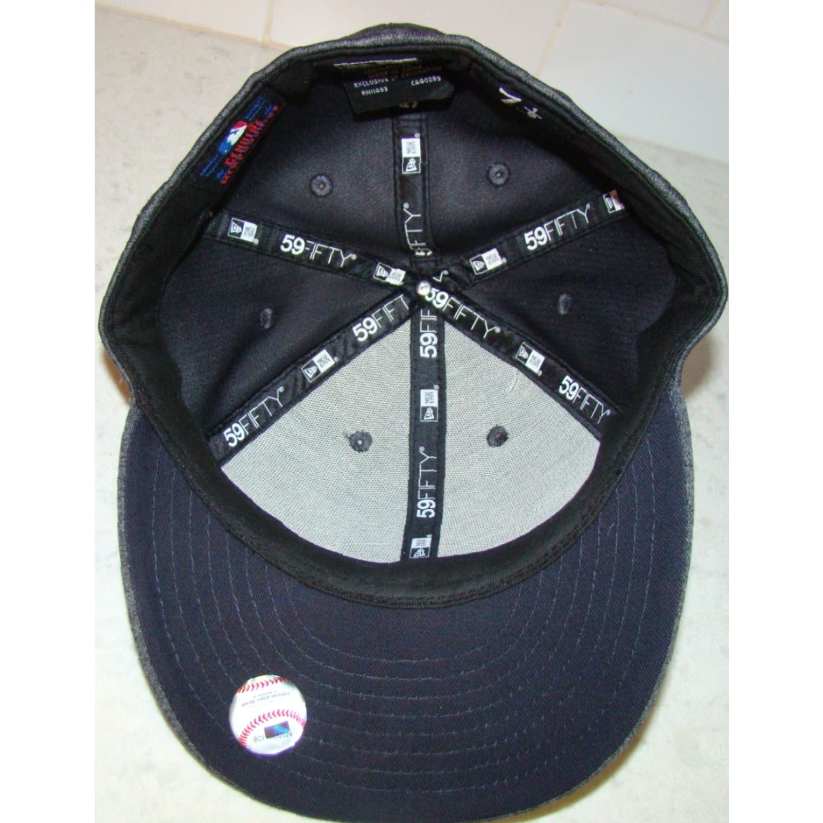 New Era NWT New Era Houston Astros Low Profile Fitted Hat 7 1/8 Mens Gray Baseball Cap Size ONE SIZE - 6 Thumbnail