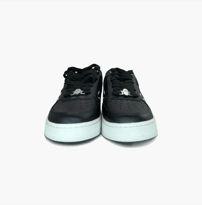 Bape A Bathing Ape Bapesta Low Shark Black Size US 10 / EU 43 - 3 Thumbnail