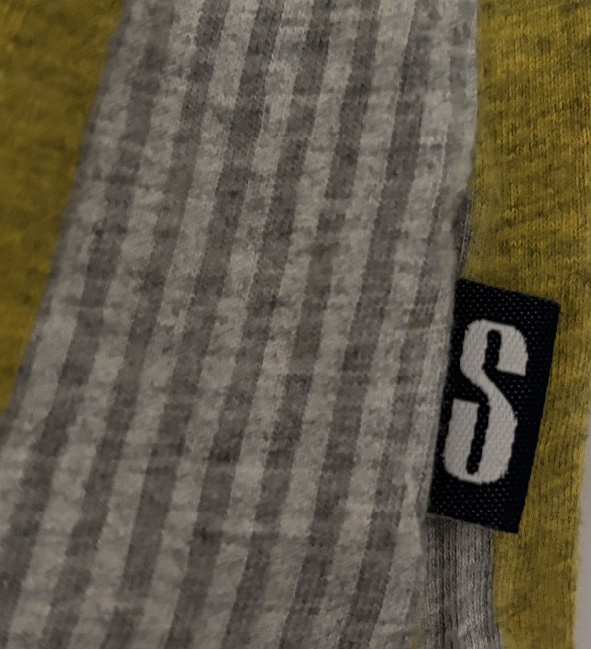 Stussy Y2K STUSSY Mod Midi Dress. Yellow and Gray. Excellent Cond Size S / US 4 / IT 40 - 3 Thumbnail