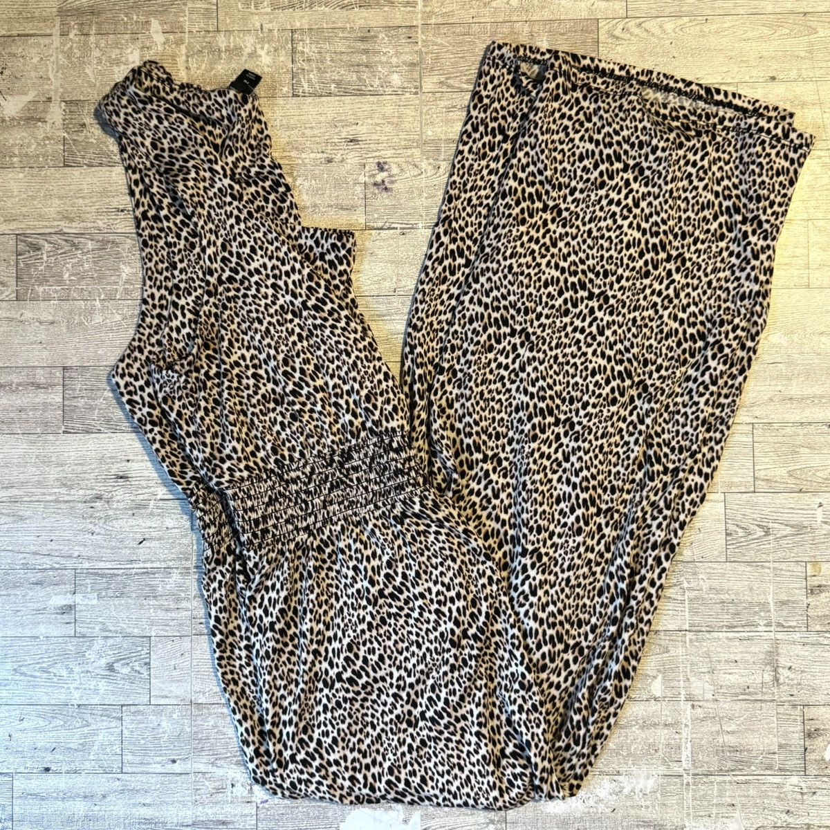 I.N.C INC, Cheetah Print, Sleeveless Maxi Dress, Petite Size M / US 6-8 / IT 42-44 - 3 Thumbnail