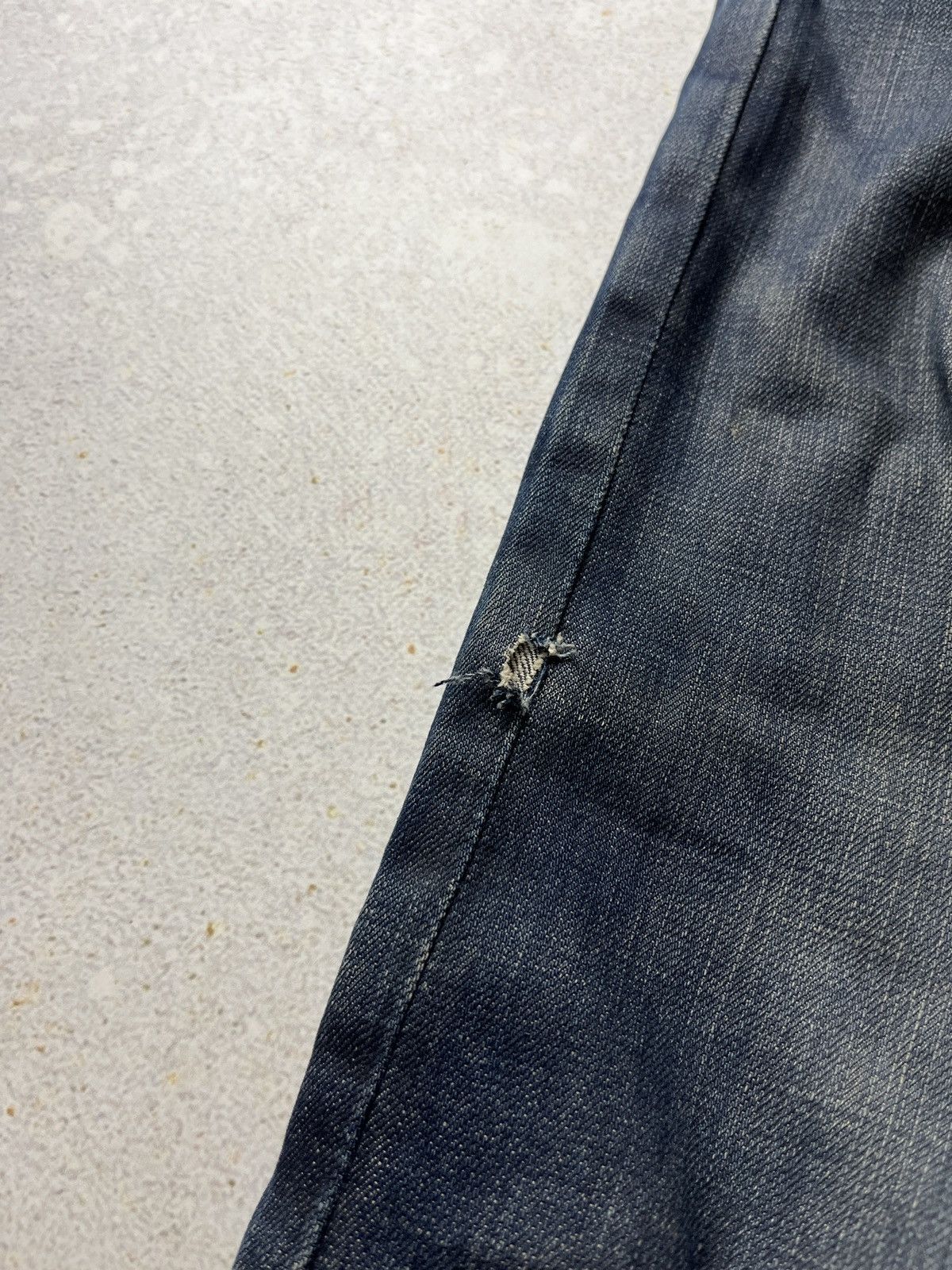 THE ROKKER COMPANY Rokker Company Selvedge Raw Denim Motorcycle Jeans Size US 32 / EU 48 - 11 Thumbnail