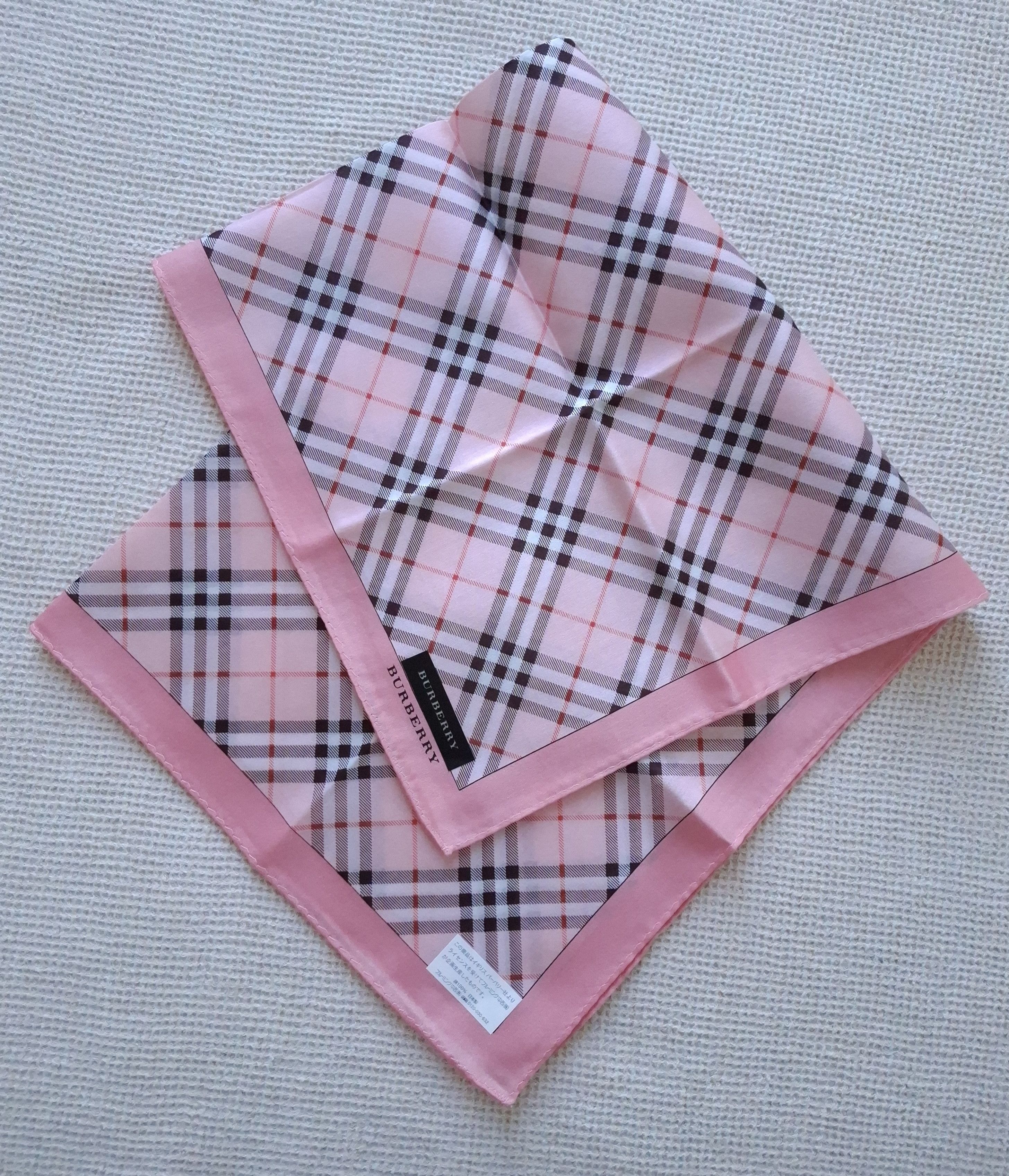 Burberry × Vintage NEW Vintage Burberry Bandana/Handkerchief/scarf Japan Size ONE SIZE - 1 Thumbnail