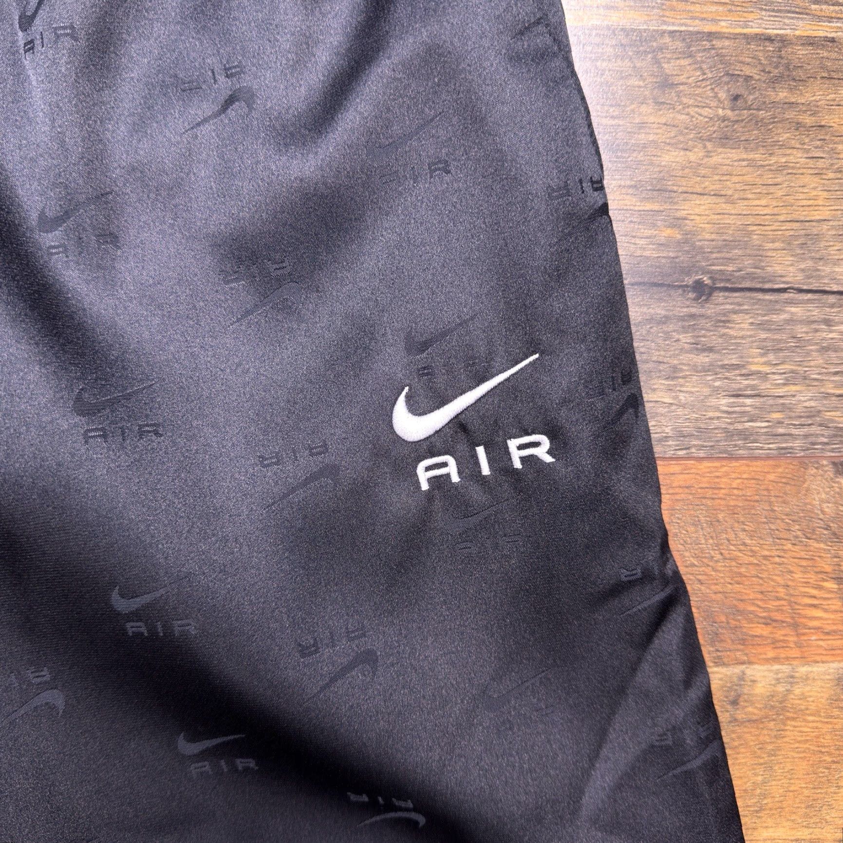 Nike Nike Women Pants L Black Air Logo Pull On Regular Fit Sweatpants Jogging Activewear Pockets Logo New with Tags Size 36" / US 14 / IT 50 - 5 Thumbnail