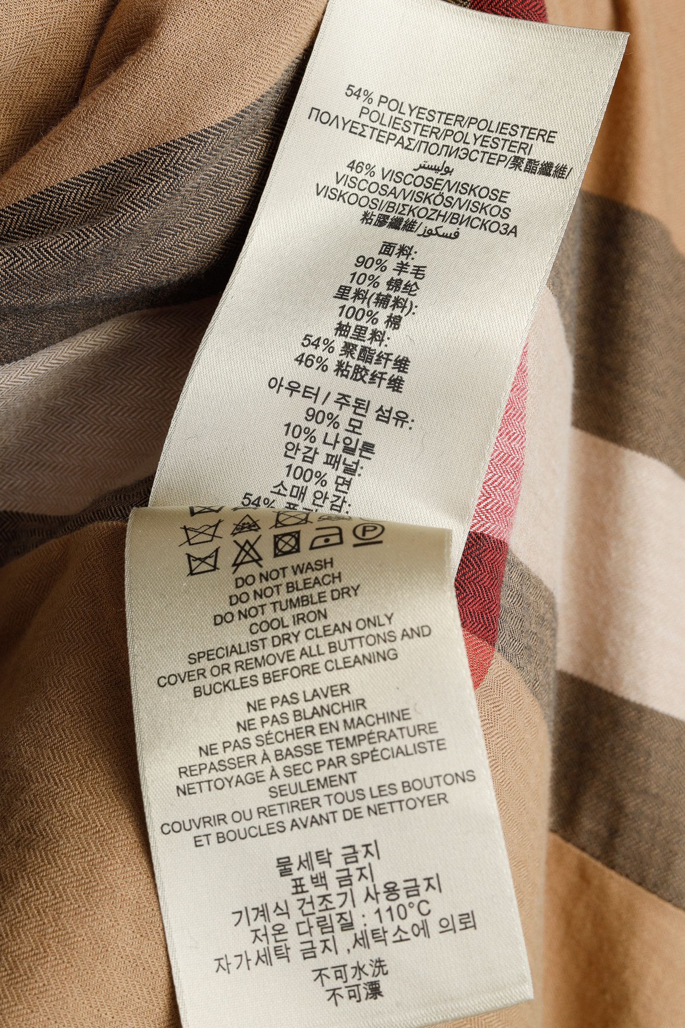 Burberry Burberry Black Wool-Blend Double-Breasted Pea Coat Size US M / EU 48-50 / 2 - 11 Thumbnail