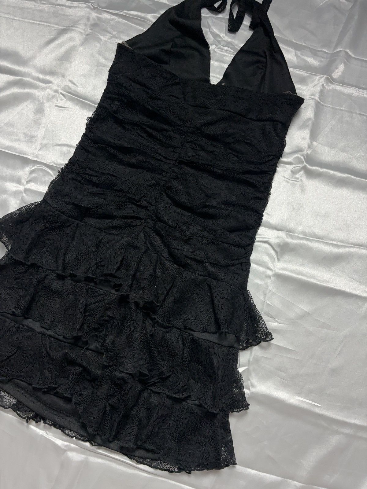 Vintage Super sexy micro mini lace coquette style vintage dress Size S / US 4 / IT 40 - 7 Thumbnail