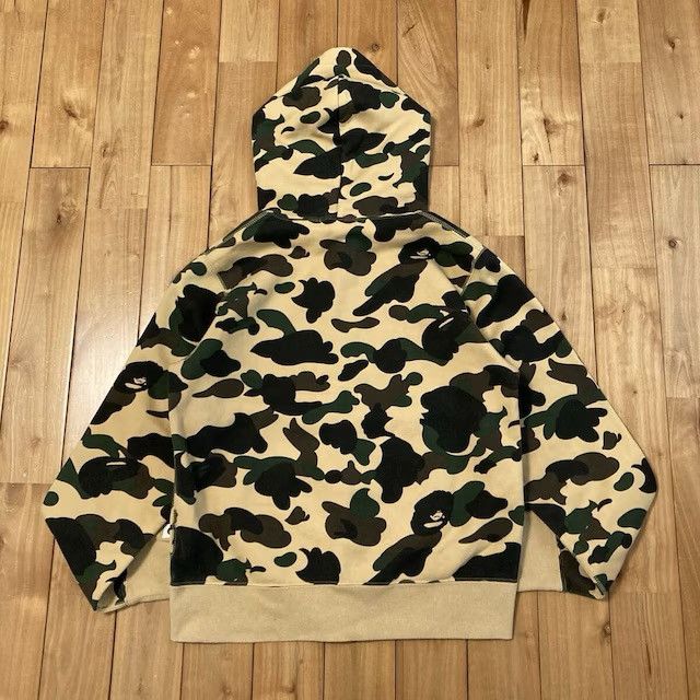 Bape BAPE zip hoodie 1st camo yellow a bathing ape Size US S / EU 44-46 / 1 - 3 Thumbnail
