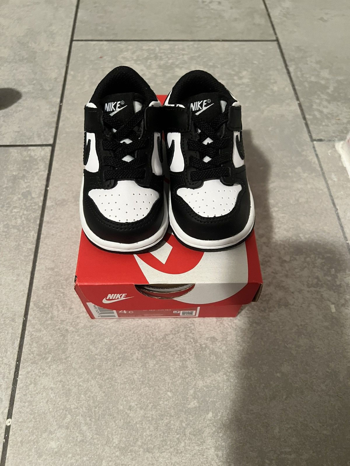 Nike Nike Dunk Low Toddler ‘Black White’ (2021) Size 4C Size US 5 / EU 37 - 2 Thumbnail
