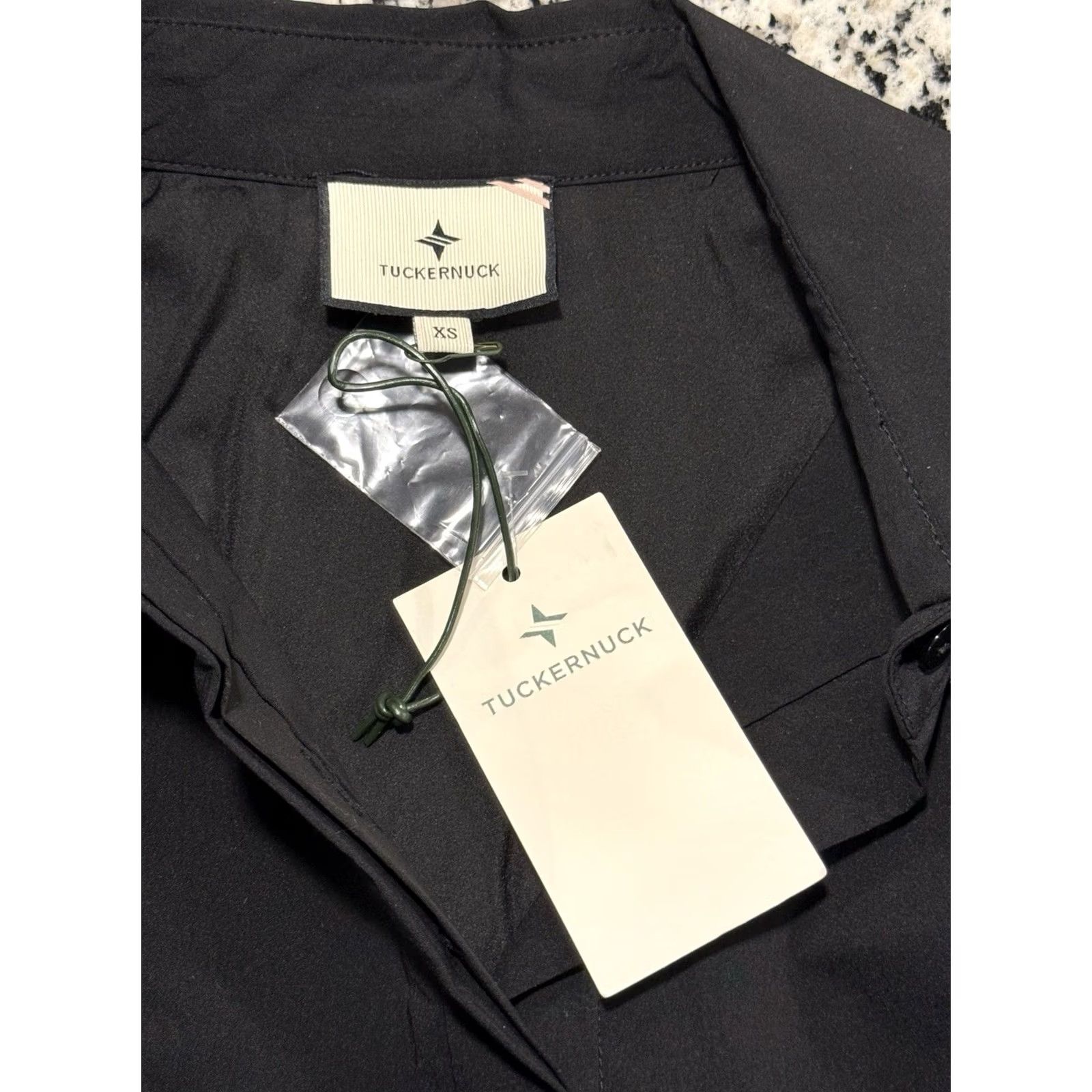 Vintage Tuckernuck Delaney Black Shirt Dress Womens XS Mini Puff Sleeve NWT Size XS / US 0-2 / IT 36-38 - 5 Thumbnail