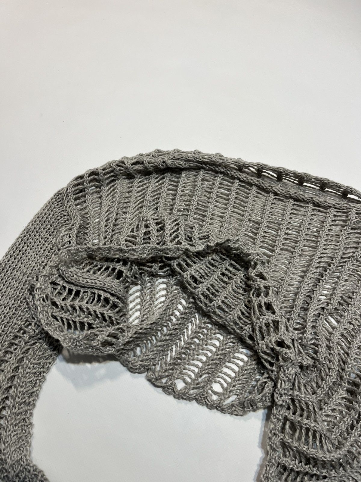 If Six Was Nine Vintage Junya Watanabe Mesh Sweater 2000s Y2K Style Size M / US 6-8 / IT 42-44 - 3 Thumbnail