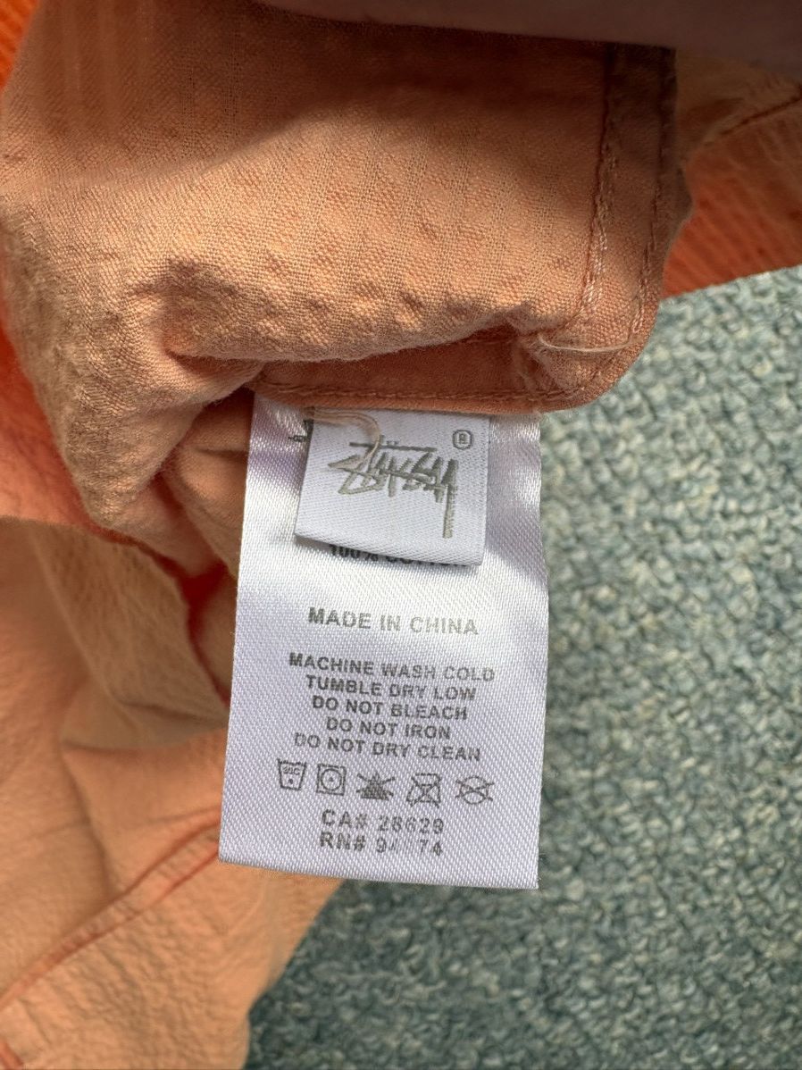 Stussy Stussy Half Zip Seersucker shirt Size US S / EU 44-46 / 1 - 5 Thumbnail