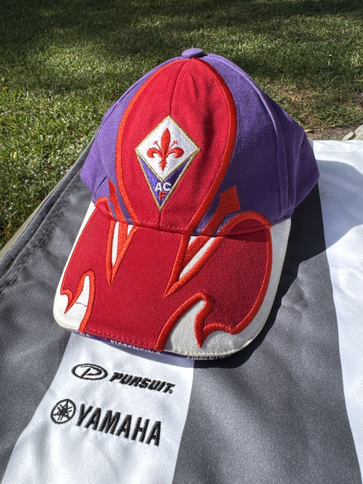Fiorentina Vintage Hat purple and red