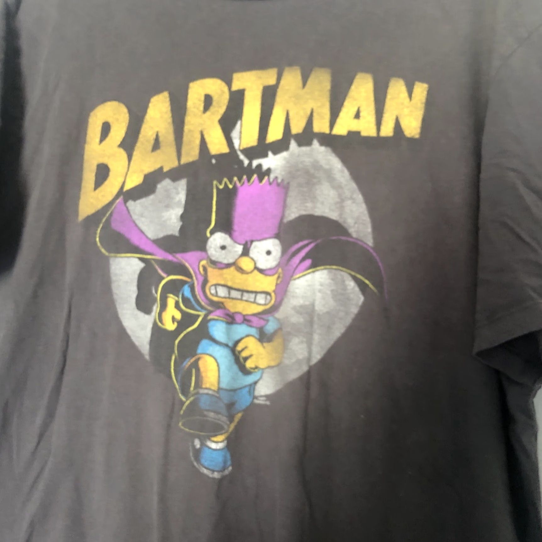 Old Navy BARTMAN Bart Simpson Logo Short Sleeve T-Shirt Gray Old Navy XL Mens Regular Crew Neck Size US 36 / EU 52 - 2 Thumbnail