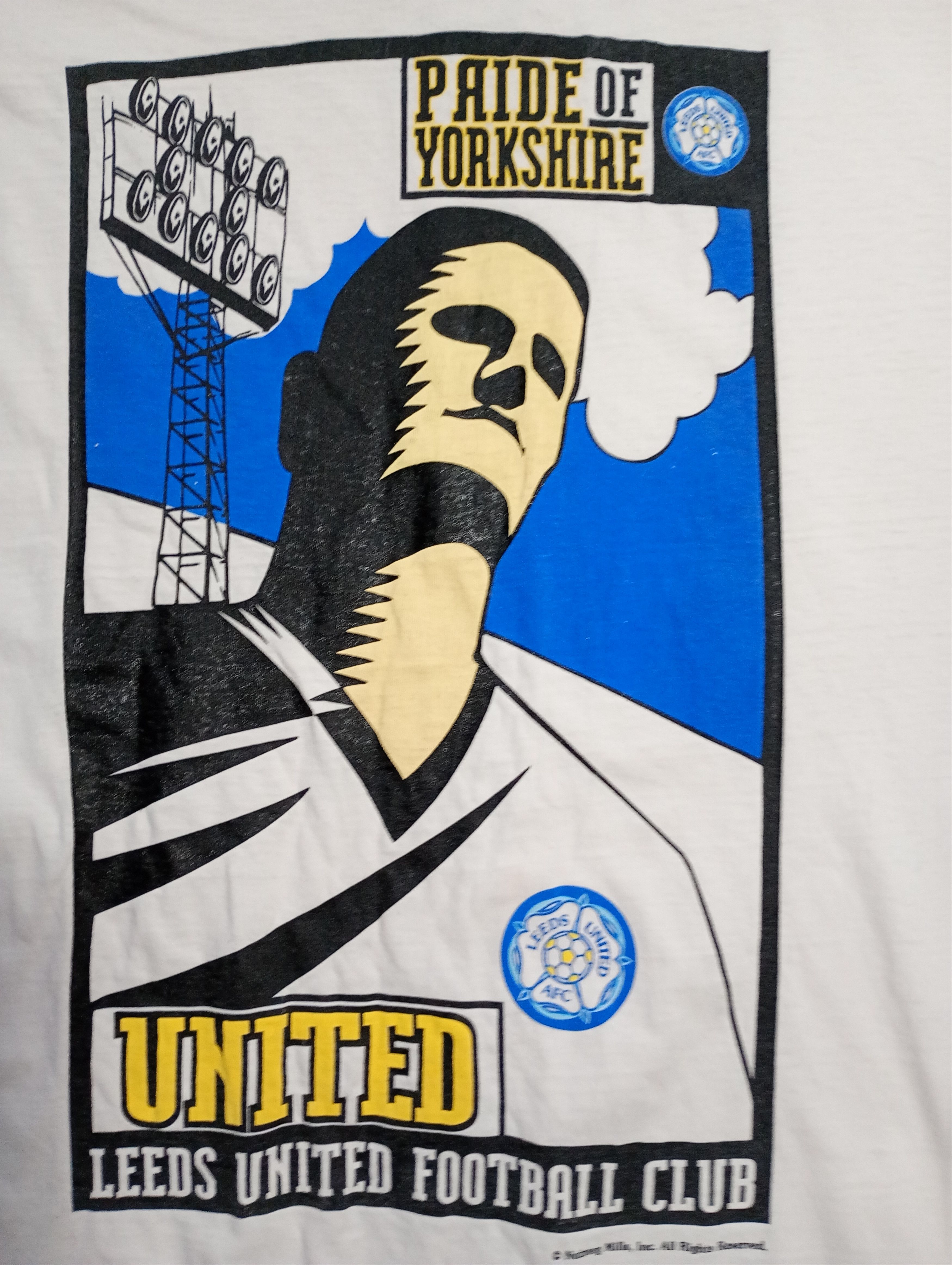 Vintage Leeds United FC Pride of Yorkshire Kick T-Shirt Vintage Size US L / EU 52-54 / 3 - 4 Thumbnail