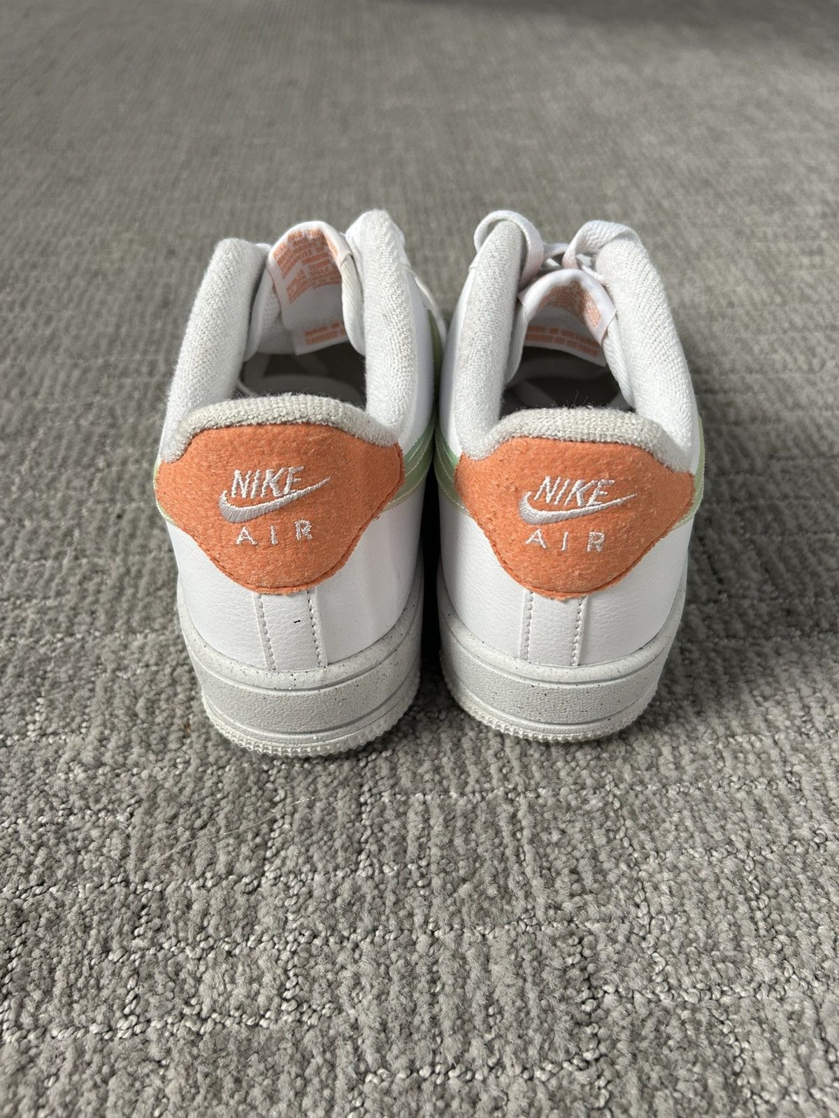 Nike Nike Air Force 1 “Brushstroke” White and Green Size US 8 / IT 38 - 3 Thumbnail