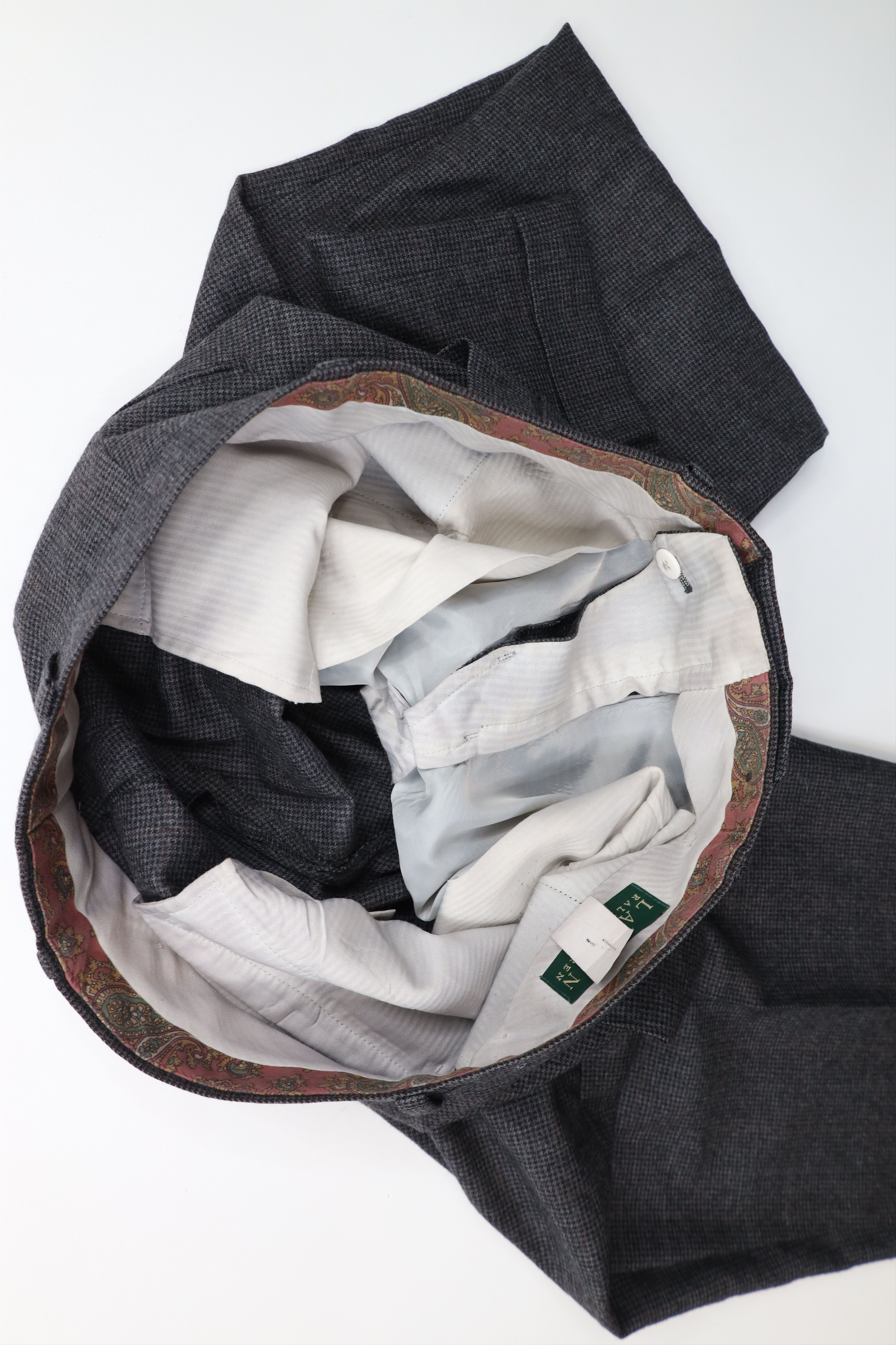 Ralph Lauren × Vintage Vintage Ralph Lauren Houndstooth Wide Leg Chino Pants Size US 34 / EU 50 - 6 Thumbnail