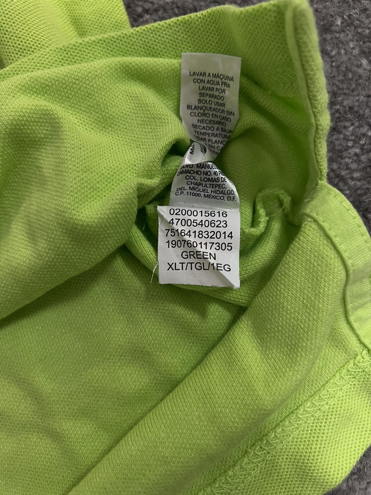 Chaps Ralph Lauren × Designer × Vintage Chaps Vintage Polo Shirt in Light Green Size US XL / EU 56 / 4 - 4 Thumbnail