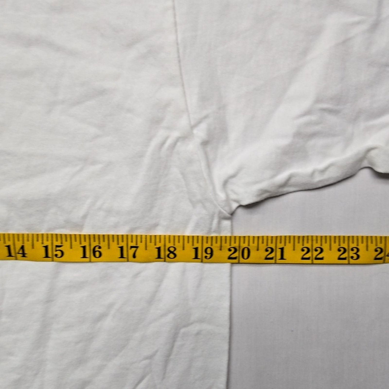 Jerzees Vintage Blank Jerzees White T-Shirt Mens M Stained Tee 90s Size US M / EU 48-50 / 2 - 8 Thumbnail