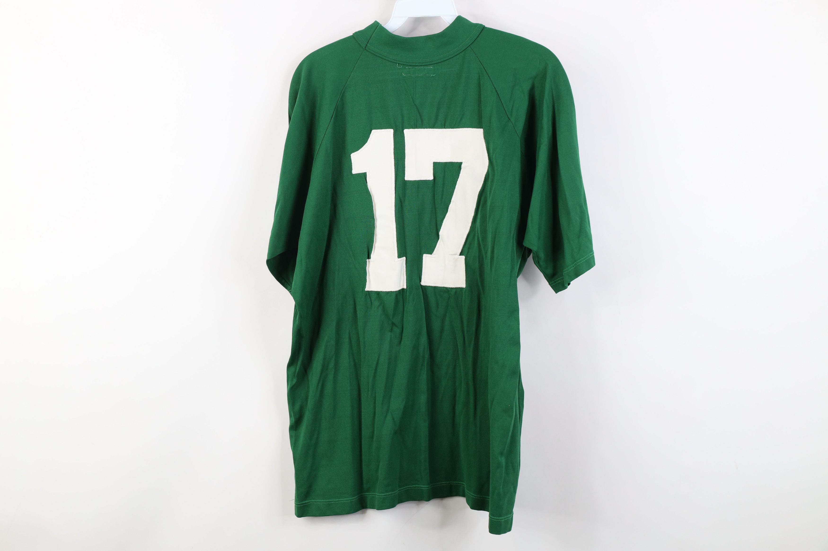 Vintage Vintage 50s 60s Streetwear Mock Neck Jersey T-Shirt USA Size US XL / EU 56 / 4 - 13 Thumbnail