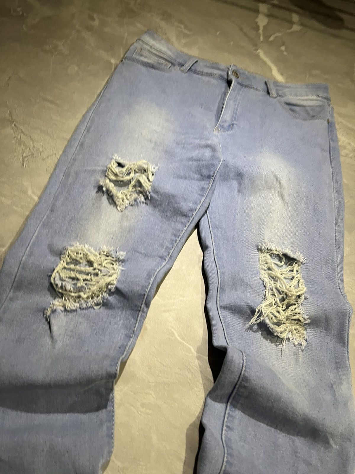 Japanese Brand Dark Blue Underground Distressed Jean / Japanese Style 90 Size US 32 / EU 48 - 4 Thumbnail