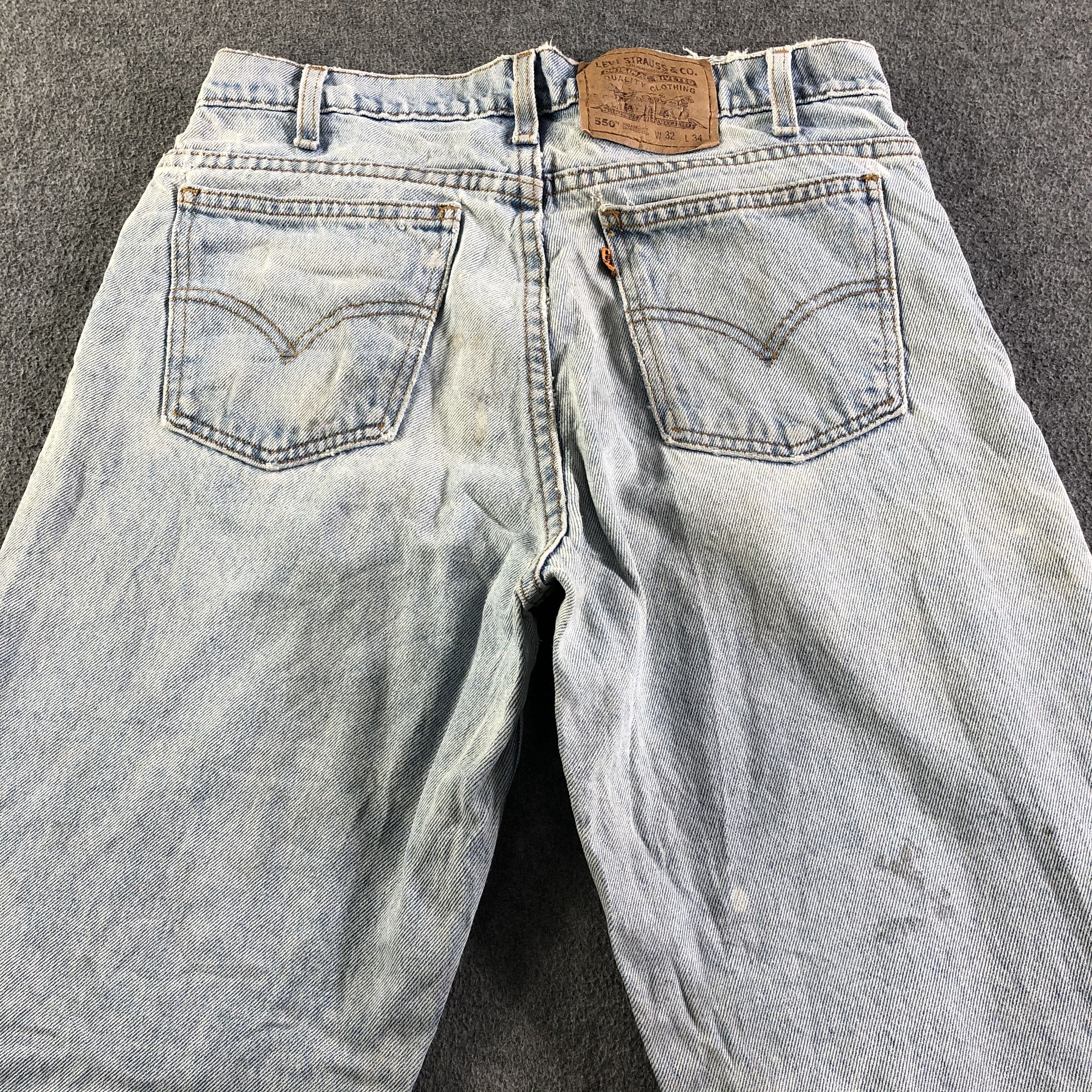 Levi's 90s Vintage Light Wash Levis 550 Jeans-J4169 Size US 31 - 4 Thumbnail