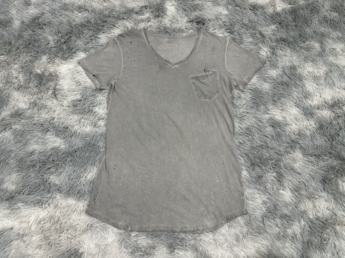 Philipp Plein 🔥Sick Y2K Phillip Plein Skull Distressed Shirt Goth Punk Size US M / EU 48-50 / 2 - 1 Thumbnail