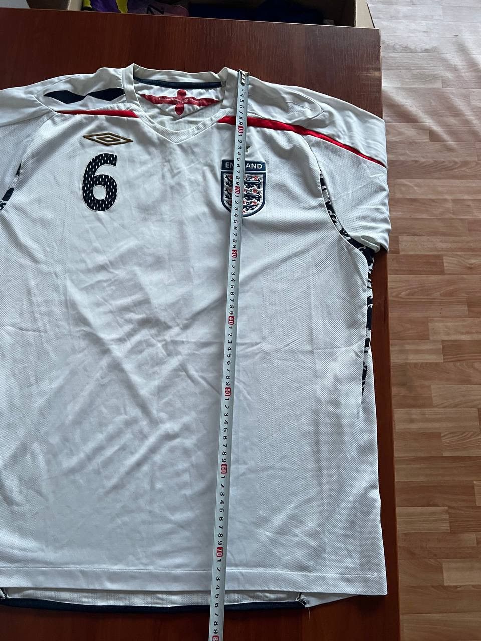 Umbro 2005/7 ENGLAND TEAM #6 TERRY HOME SOCCER JERSEY SHIRT SZ XXL Size US XXL / EU 58 / 5 - 21 Thumbnail