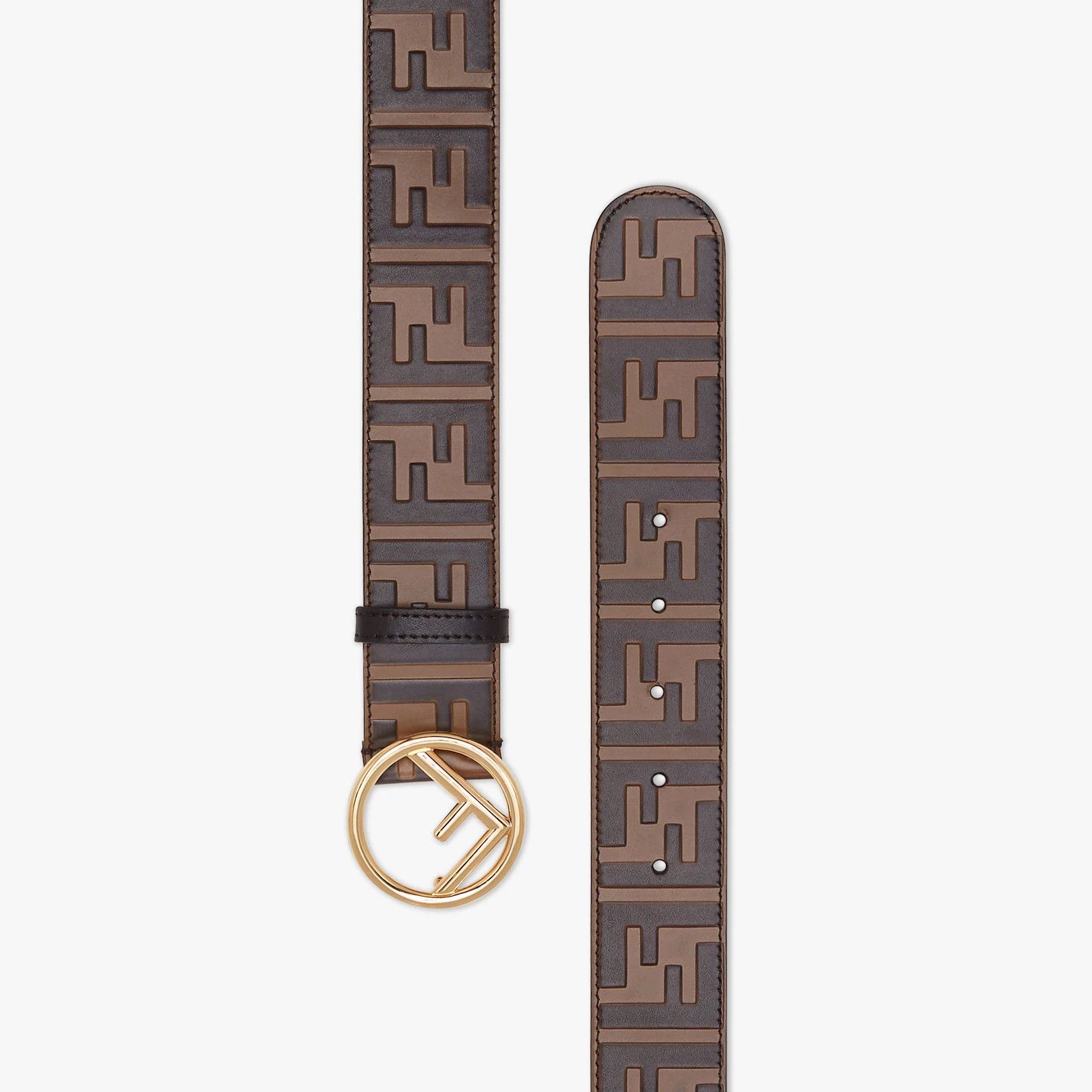 Fendi o1s1wg110925 Size:OS / F is Fendi Belt in Brown Size ONE SIZE - 2 Thumbnail