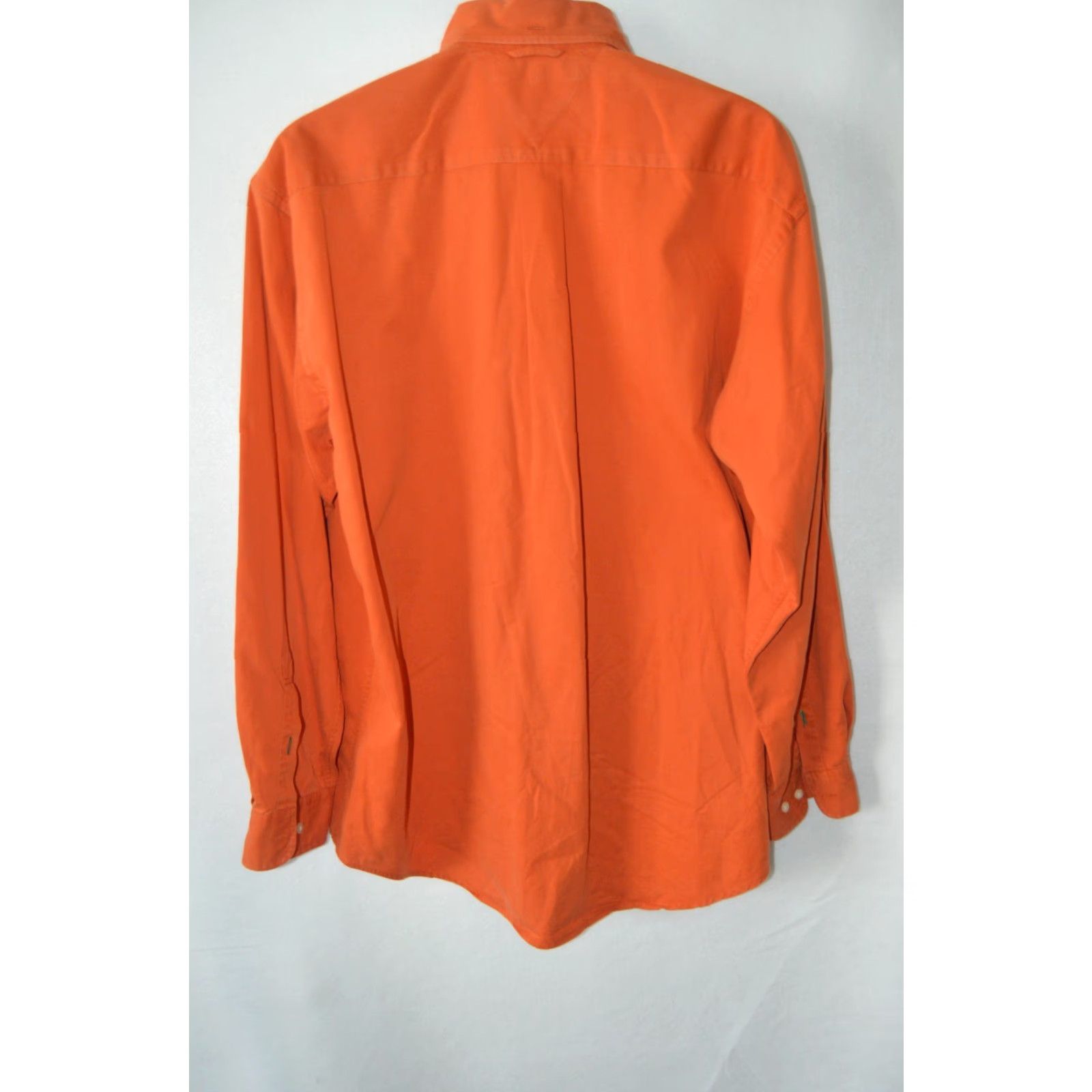 Tommy Hilfiger VINTAGE Tommy Hilfiger Shirt Mens 90s Long Sleeve Button-Up Orange Lion Crest Large Dreaming Size US L / EU 52-54 / 3 - 2 Thumbnail