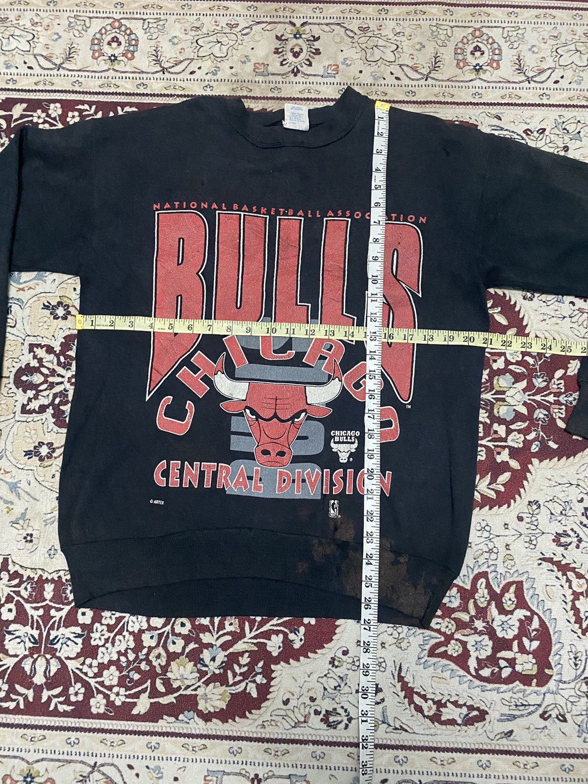 NBA × Vintage Vintage Chicago bulls NBA sunfaded sweatshirt Size US M / EU 48-50 / 2 - 11 Thumbnail
