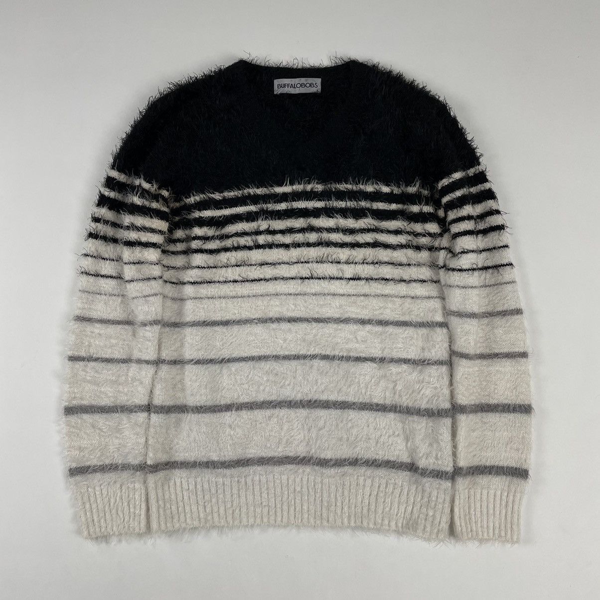 image of Buffalo Bobs Mohair Sweater in Striped, Men's (Size Small)