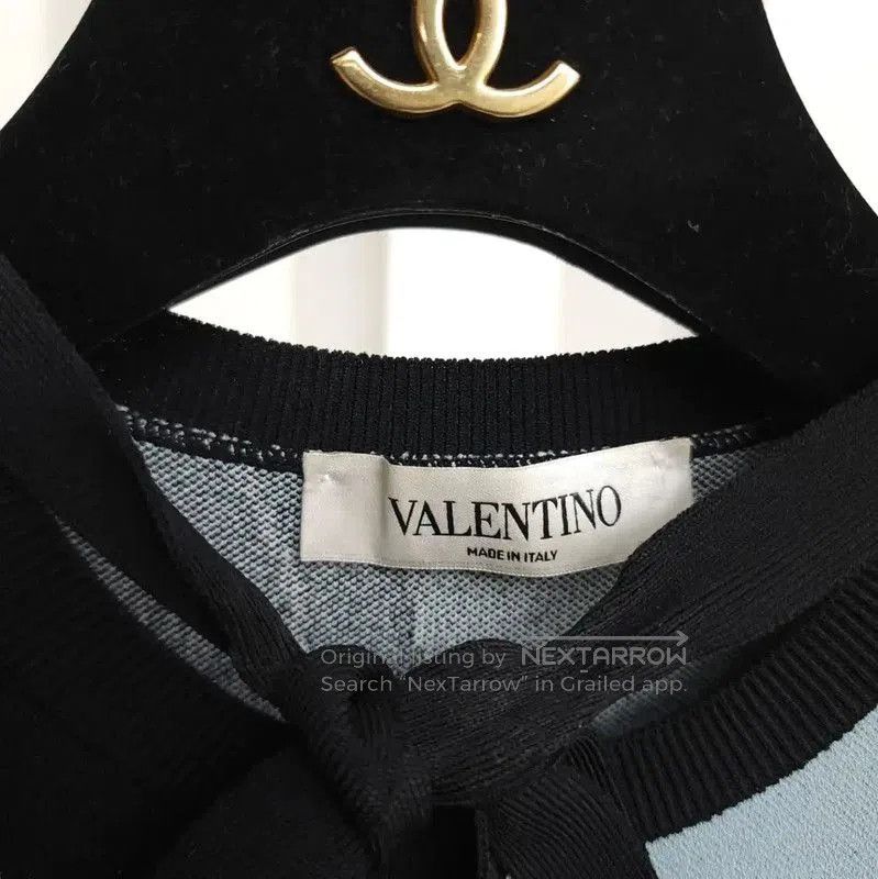 Valentino Valentino Black Patterned Short Sleeve Dress . Size S / US 4 / IT 40 - 5 Thumbnail