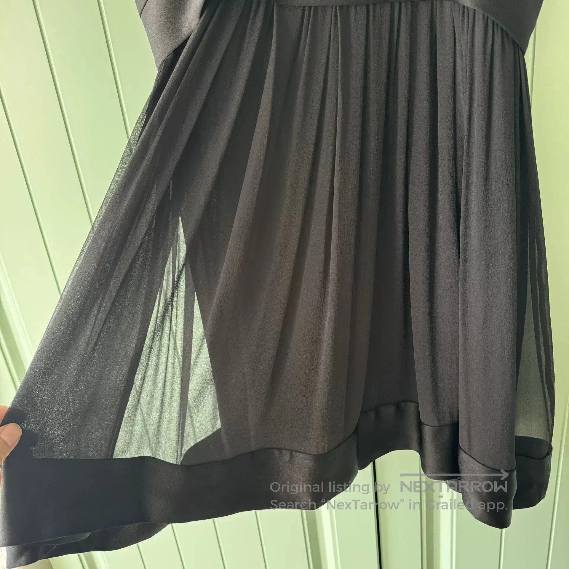 Saint Laurent Paris Saint Laurent Black Slip Dress. Size S / US 4 / IT 40 - 8 Thumbnail