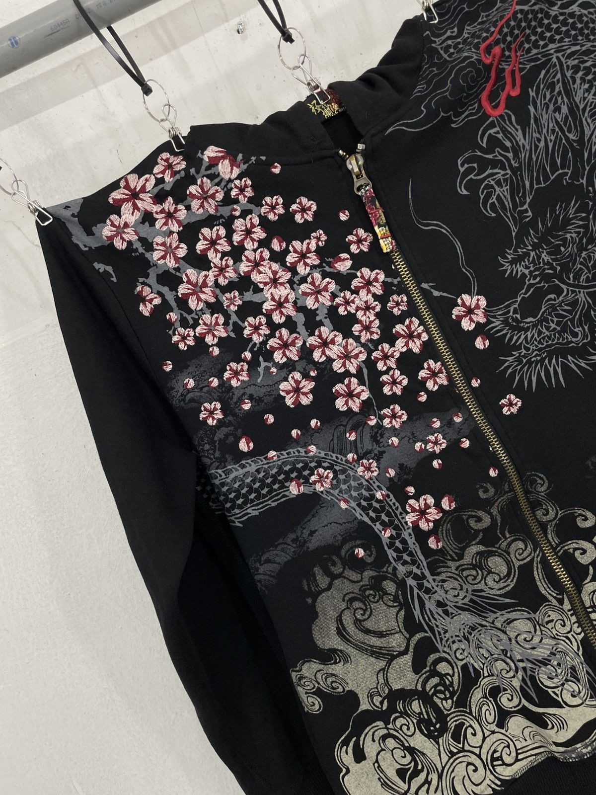 Bullet Noise Bullet Noise Eastern Iconography Dragon Embroidery Sakura Size US L / EU 52-54 / 3 - 5 Thumbnail
