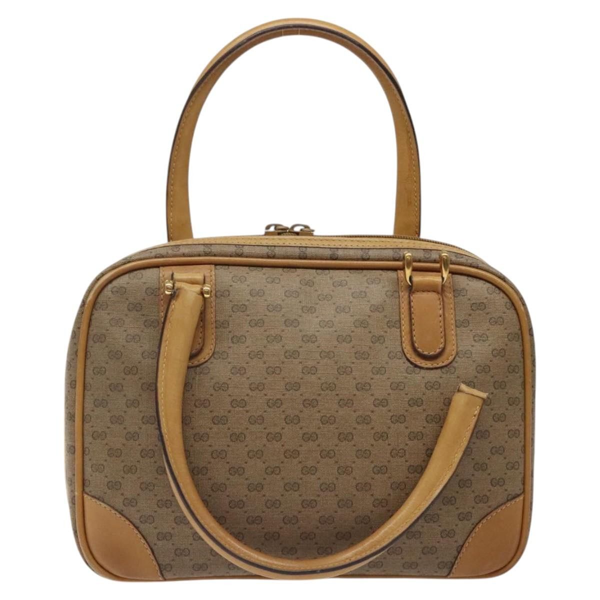 Gucci GUCCI Micro GG Supreme Hand Bag Pvc Beige Gold 000 39 000 39 Size ONE SIZE - 3 Thumbnail
