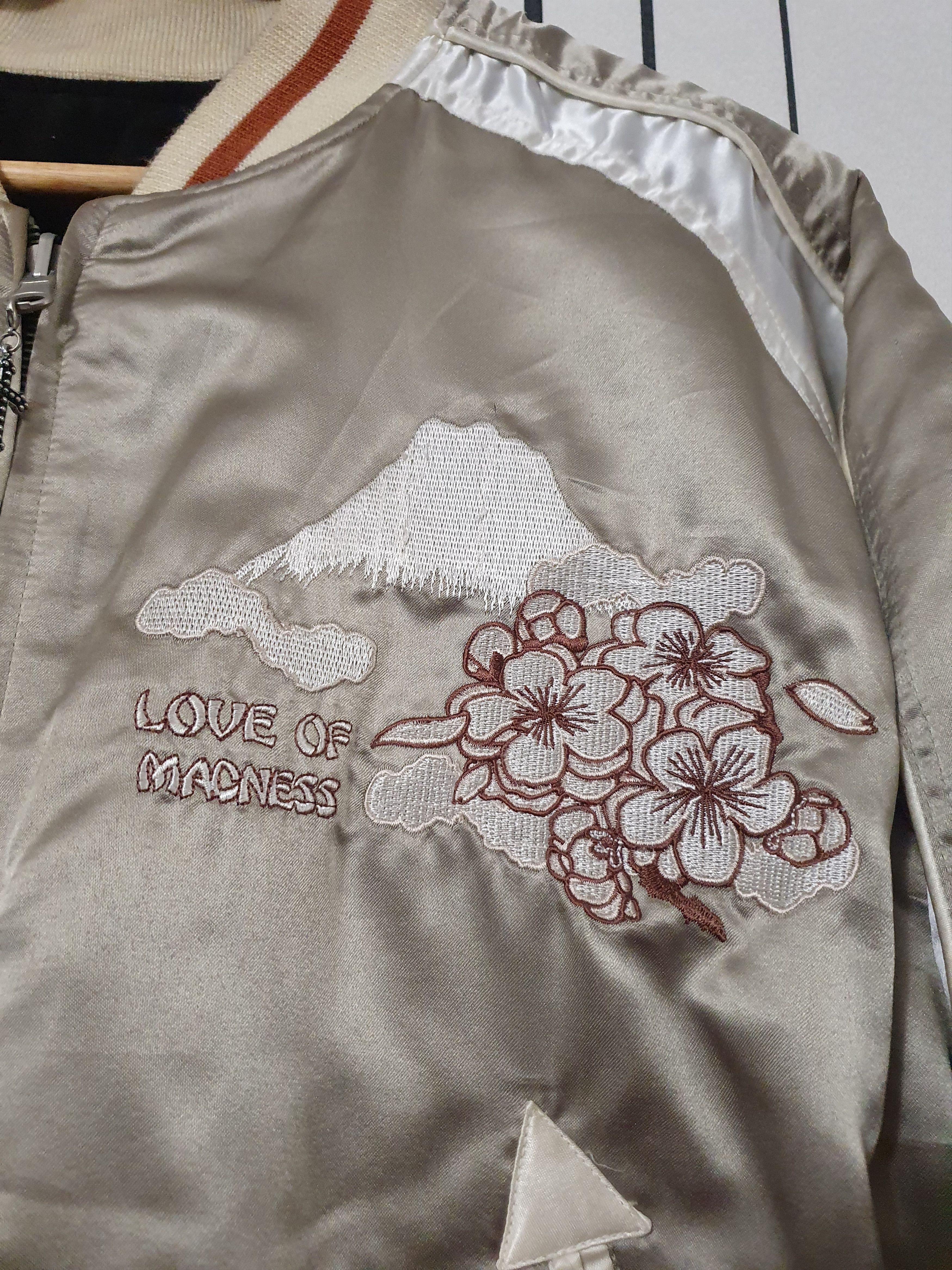 Tedman Rare Tedman Reversible Y2k "Live or Die" Japan Bomber Jacket Size US M / EU 48-50 / 2 - 8 Thumbnail