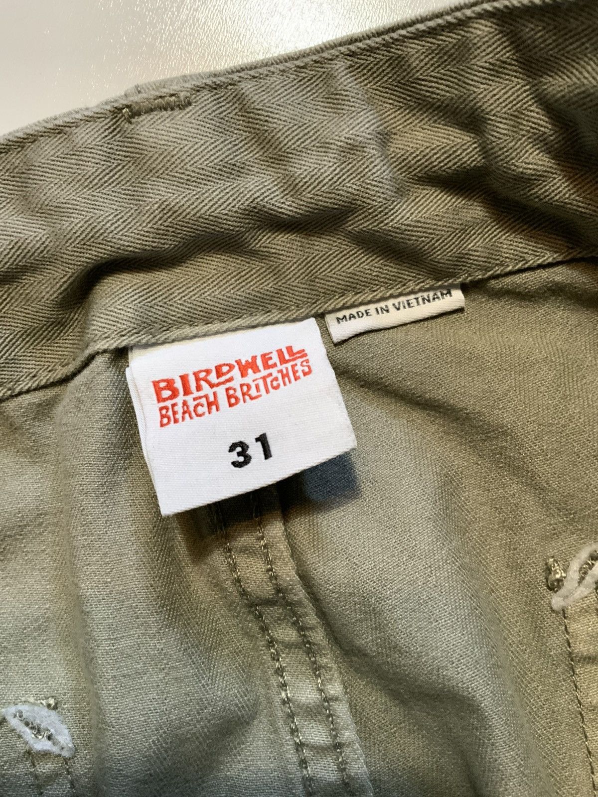 Other Birdwell Beach Britches HBT Herringbone Button Fly Pants Size US 31 - 4 Thumbnail