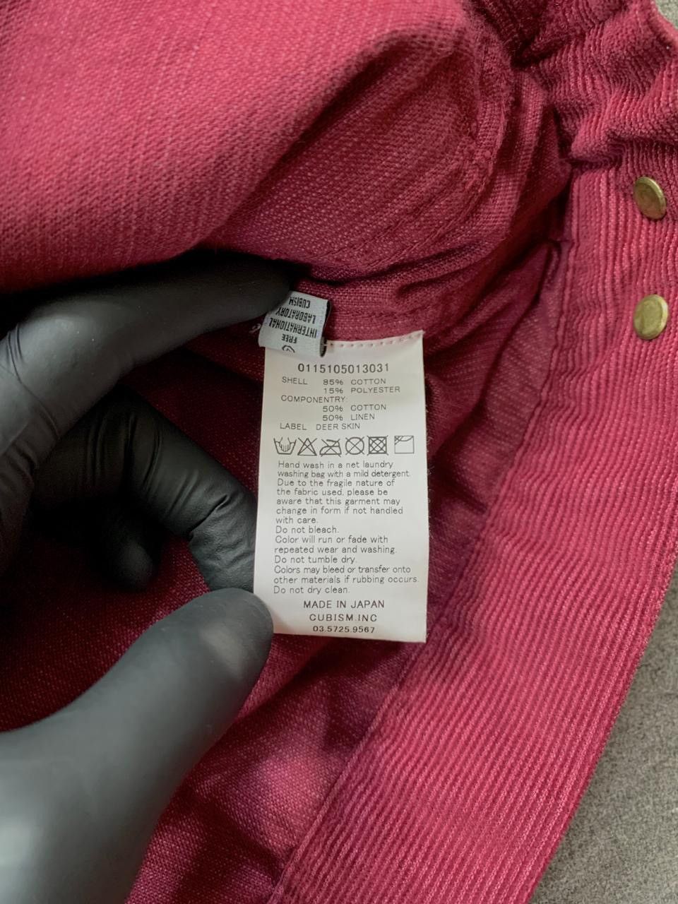 Visvim 101 Corduroy Trucker Jacket in Burgundy Size US S / EU 44-46 / 1 - 11 Thumbnail