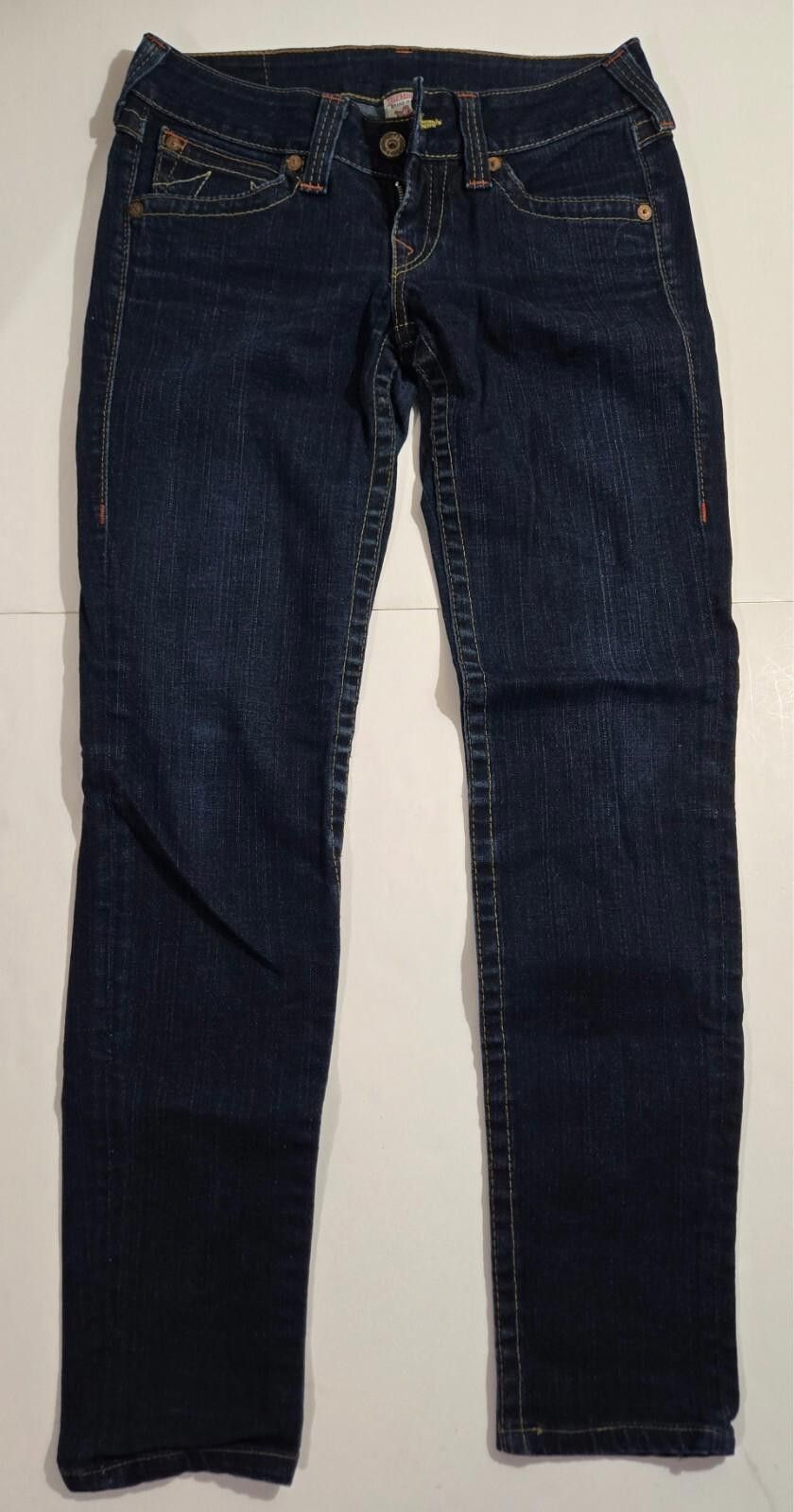 True Religion Women's True Religion Jeans Dark Blue Denim 29 - 31" Inseam Size 29" - 1 Thumbnail